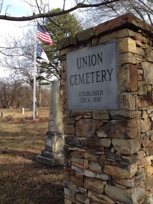 Union Cemetery Entrance