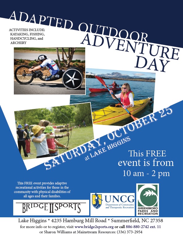 Adapted Outdoor Adventure Day Poster