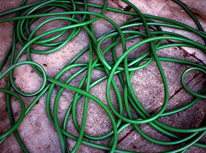 tangled hoses