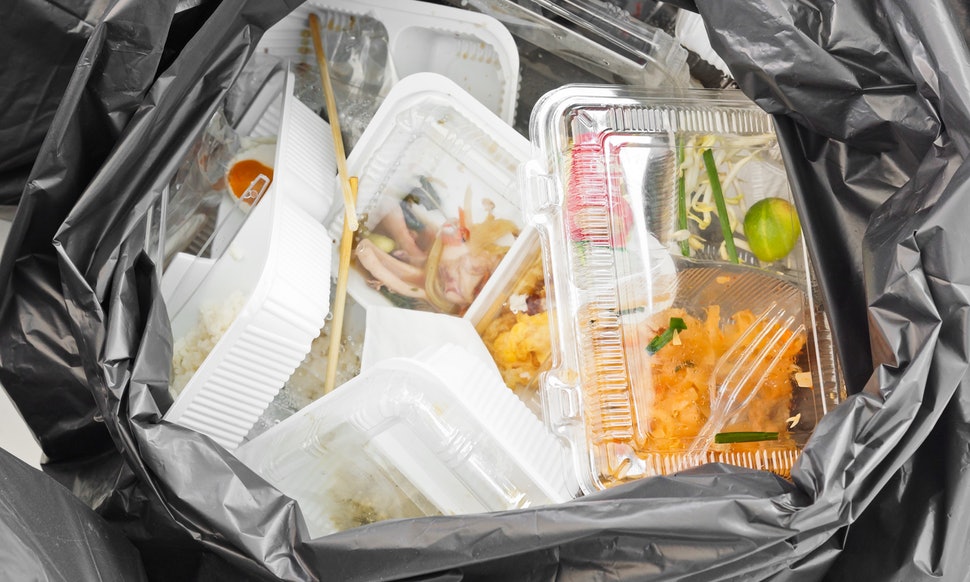 takeout food waste