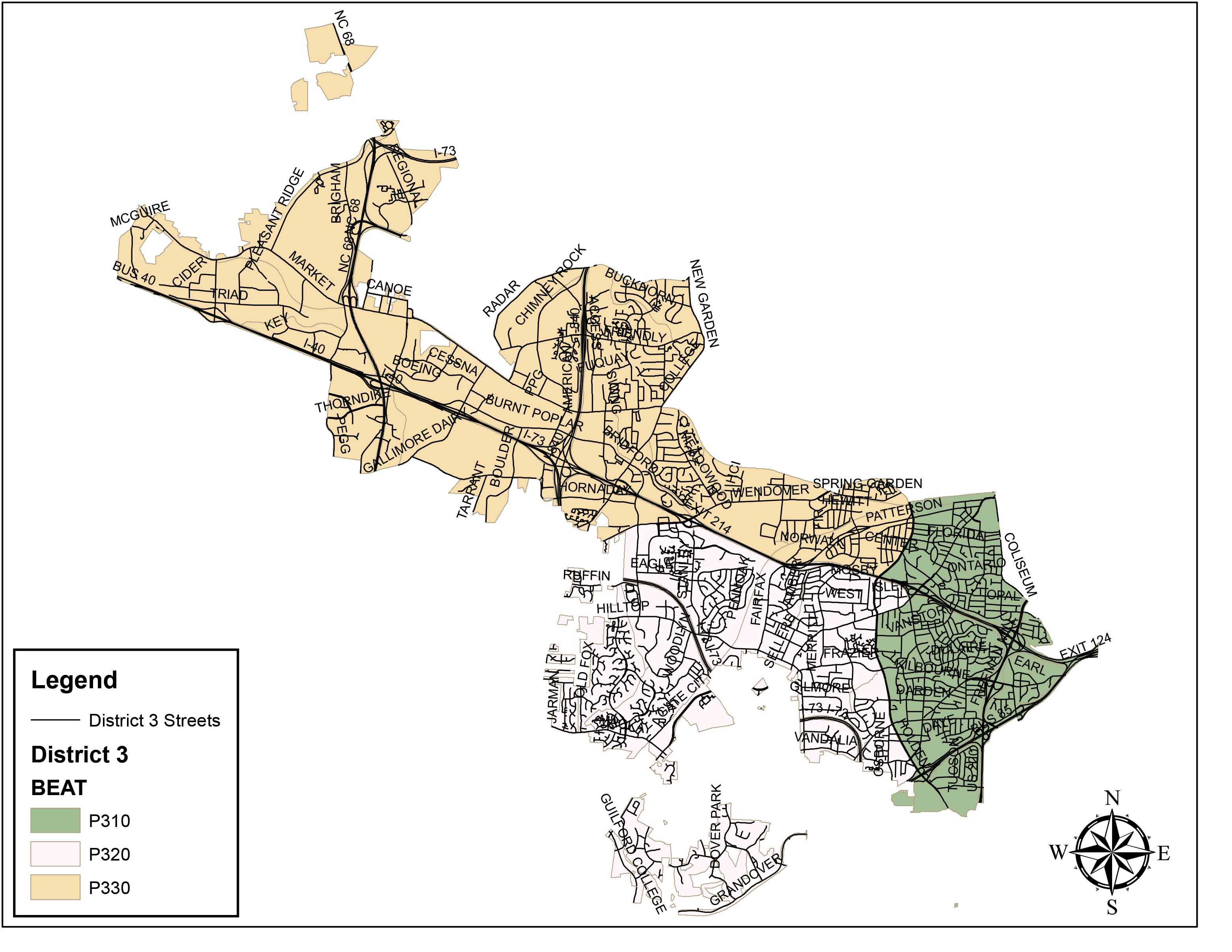 District 3 color map