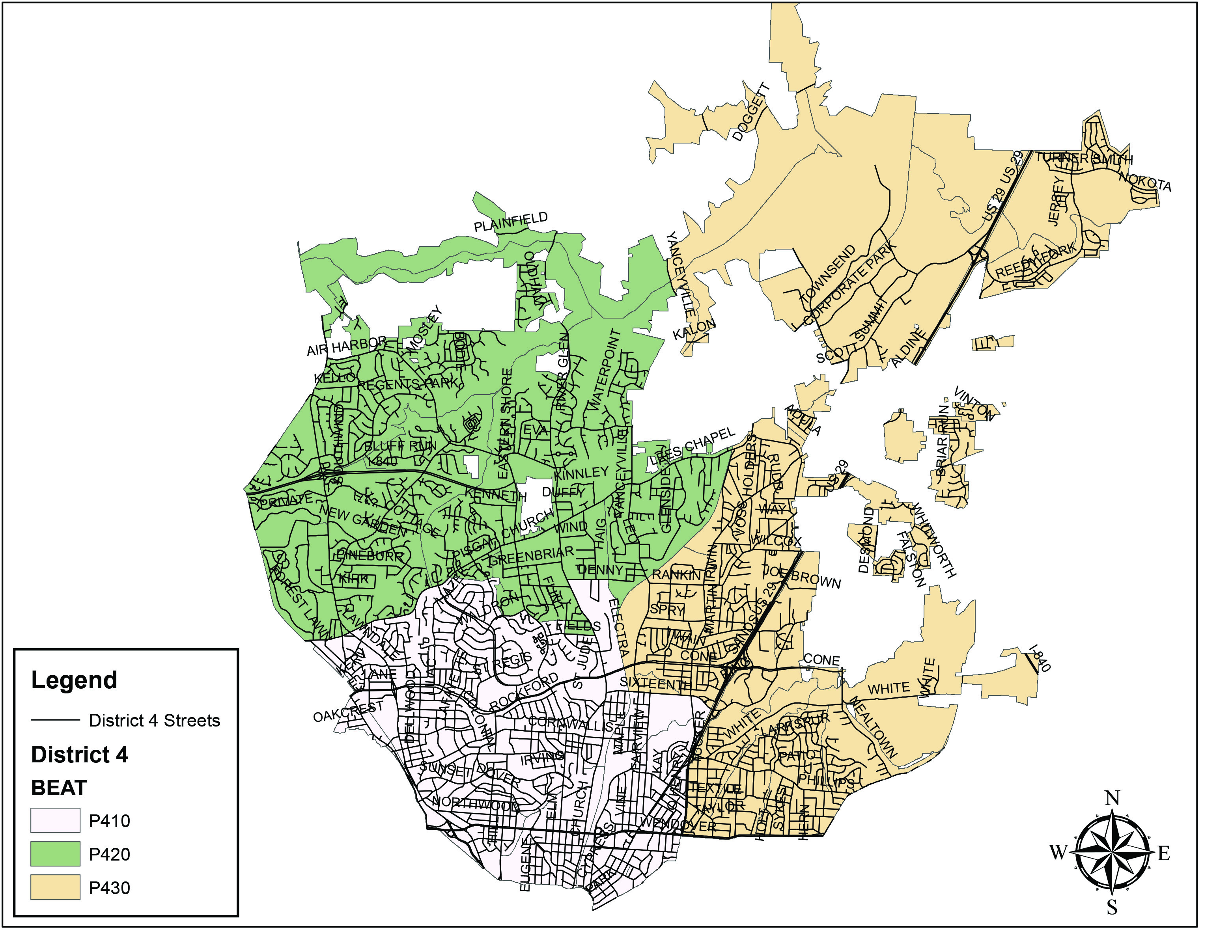 District 4 color map