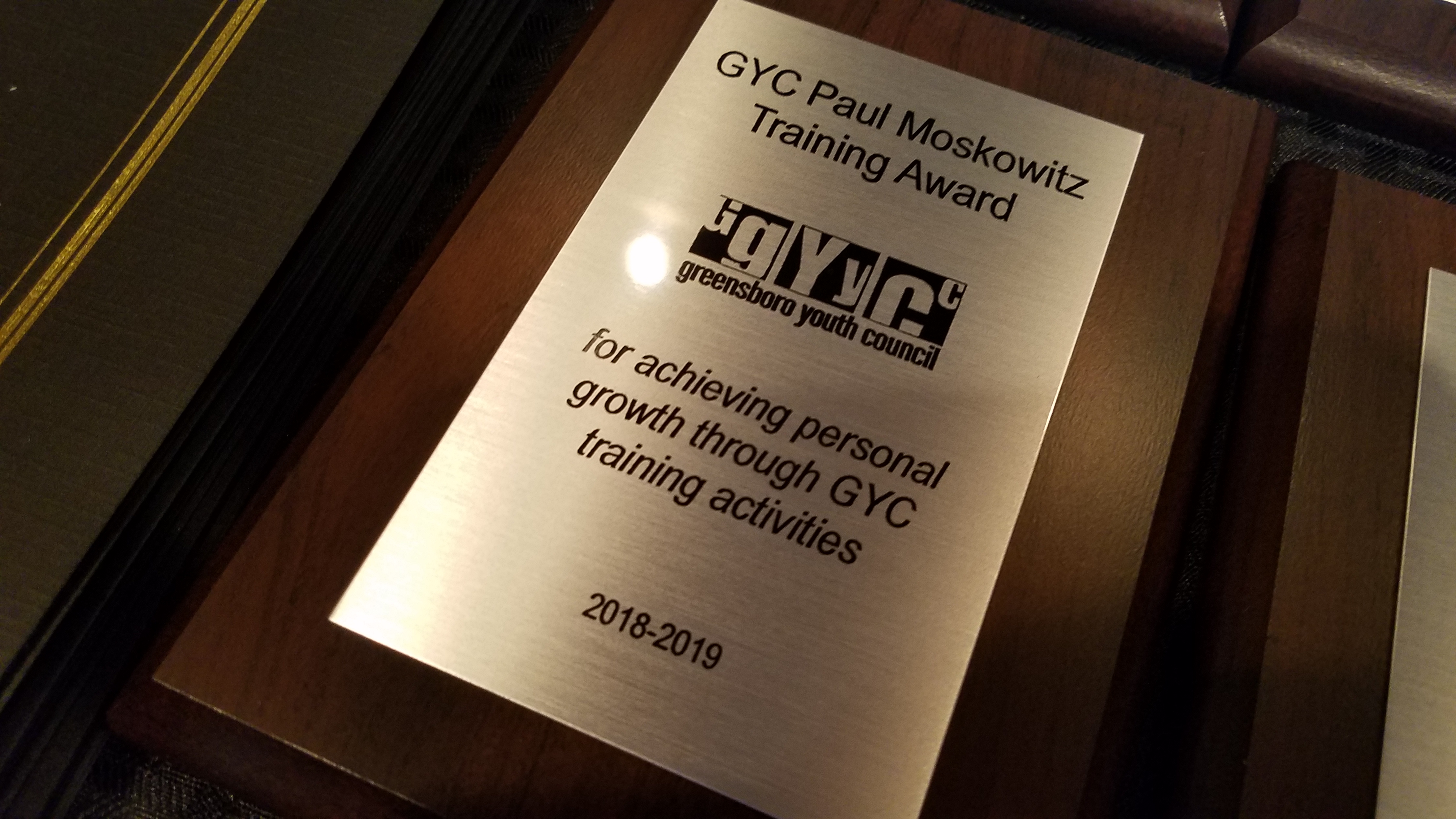 GYC Training Award