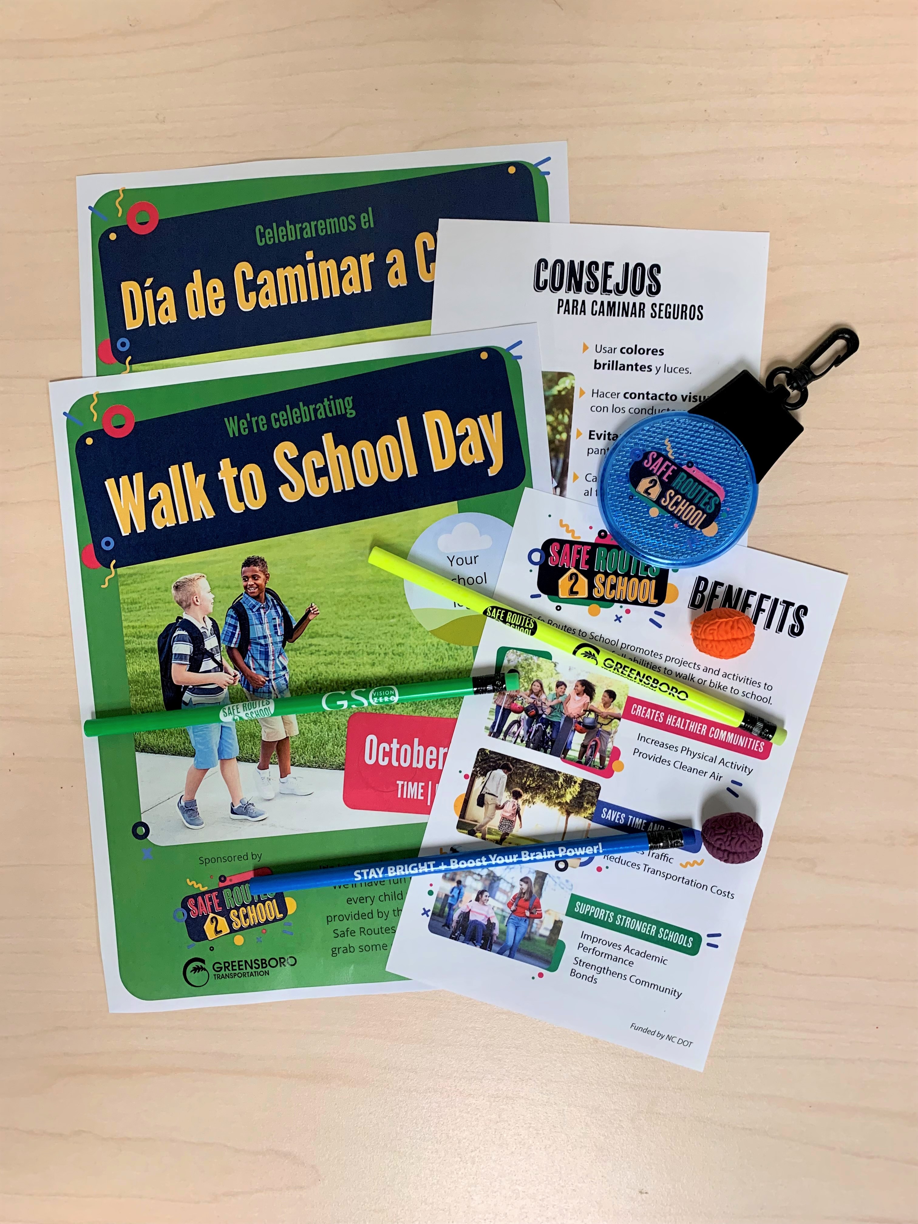 Walk to School Event Items