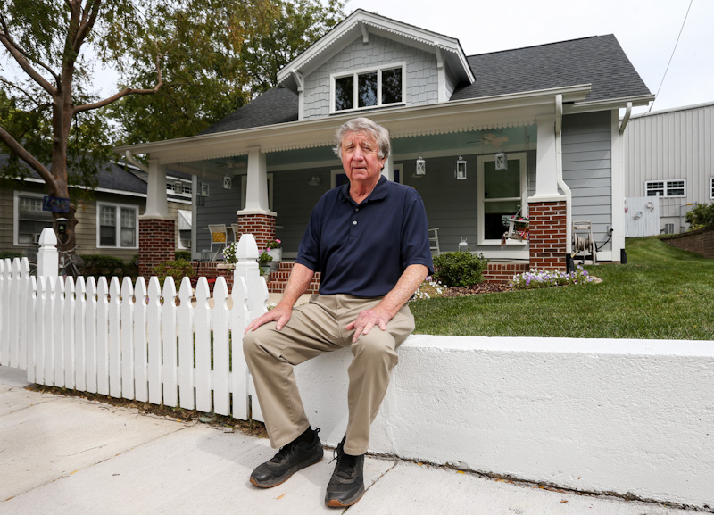 Mike Cowhig City of Greensboro Planning Department Sits Outside of a Home