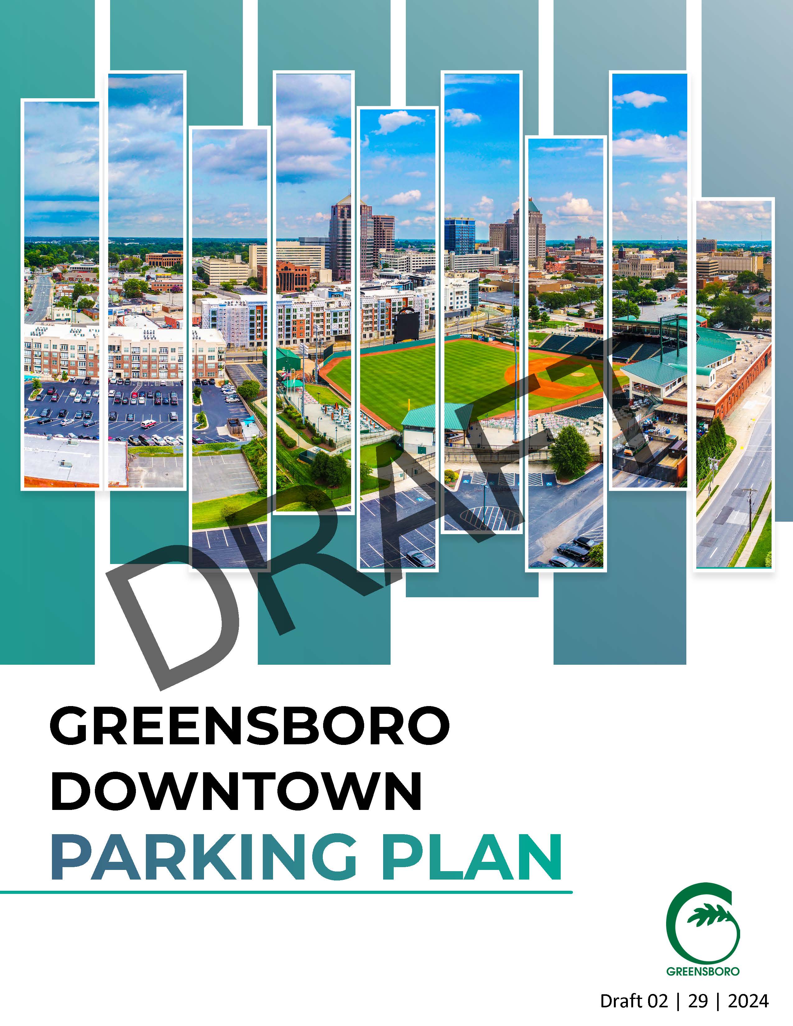 Draft Downtown Parking Plan cover page