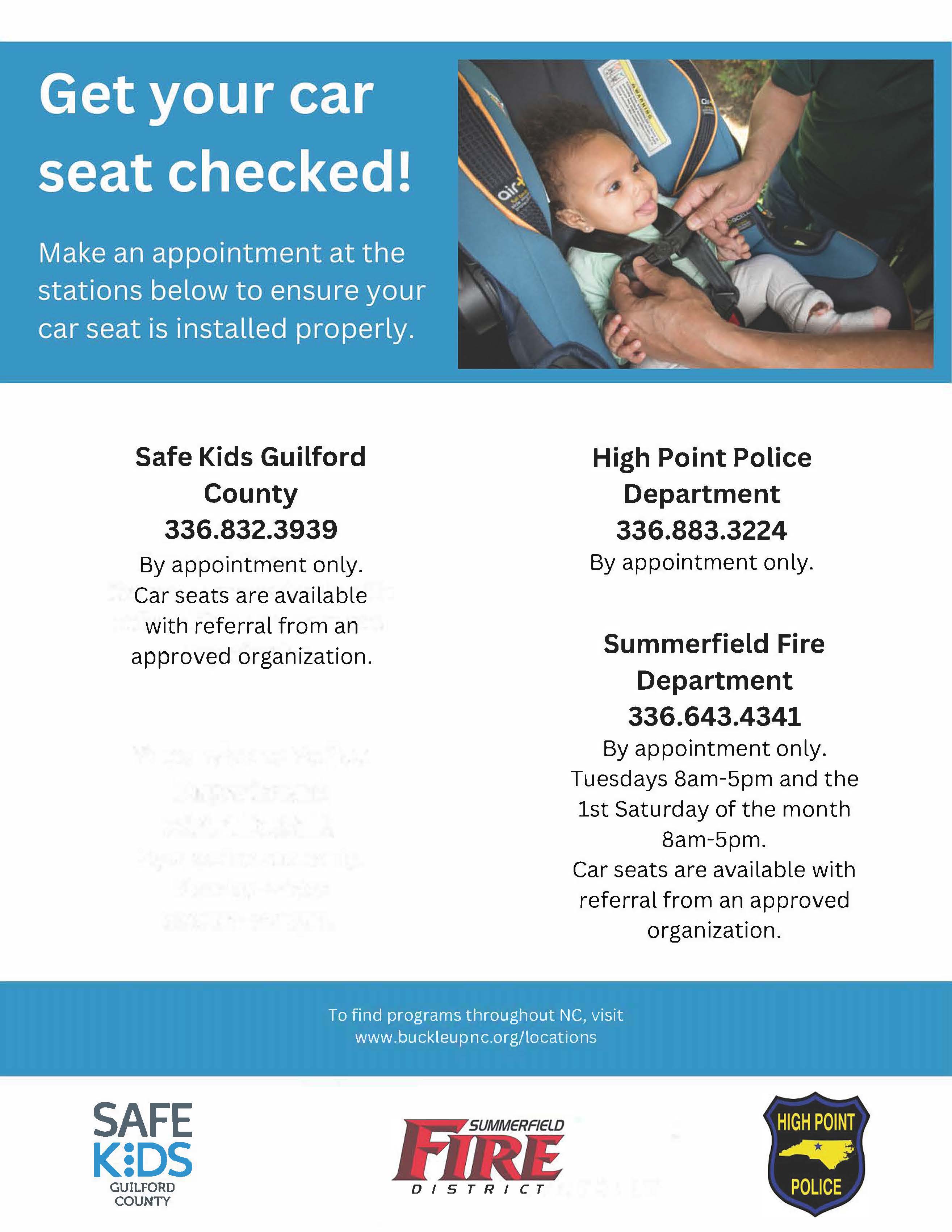 Get your car seat checked! (1)