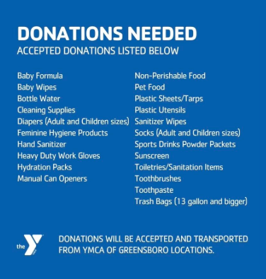 Helene Donation List 2024