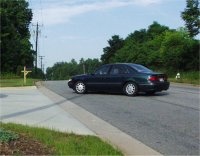 Car in driveway